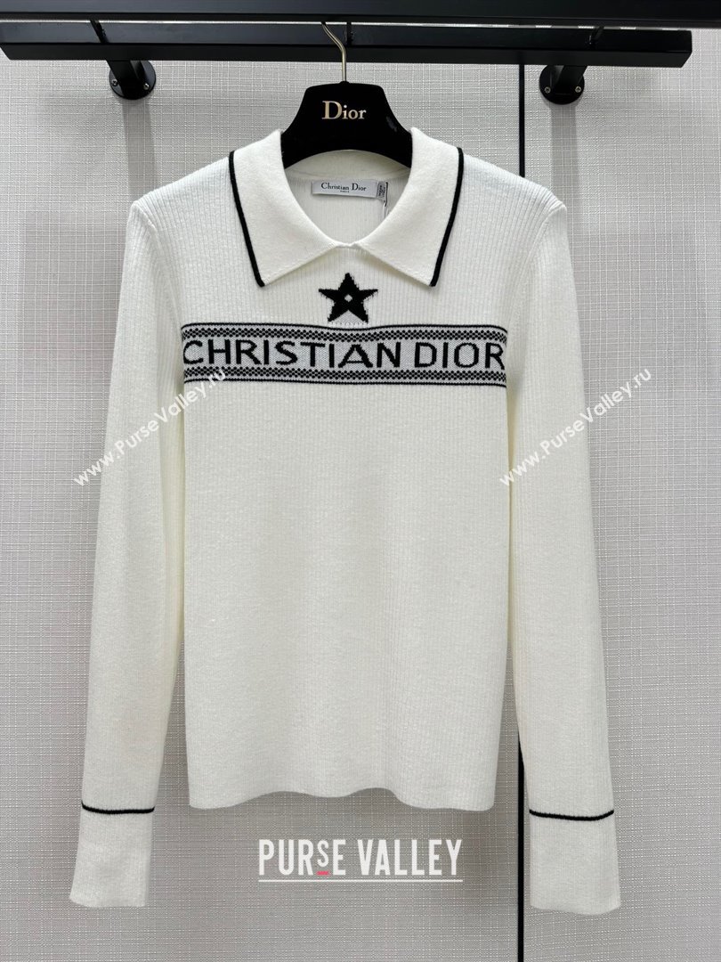 Dior Wool Sweater D122204 White 2023 (Q-23122204)