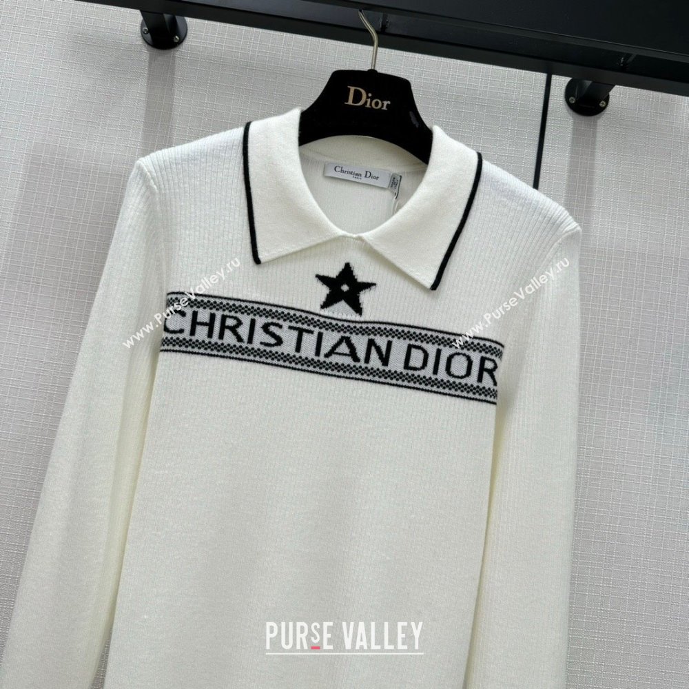 Dior Wool Sweater D122204 White 2023 (Q-23122204)