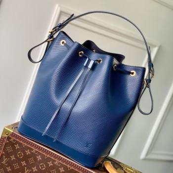 Louis Vuitton Noe MM Bucket Bag in Blue Epi Grained Leather M24932 2025 (K-25010310)