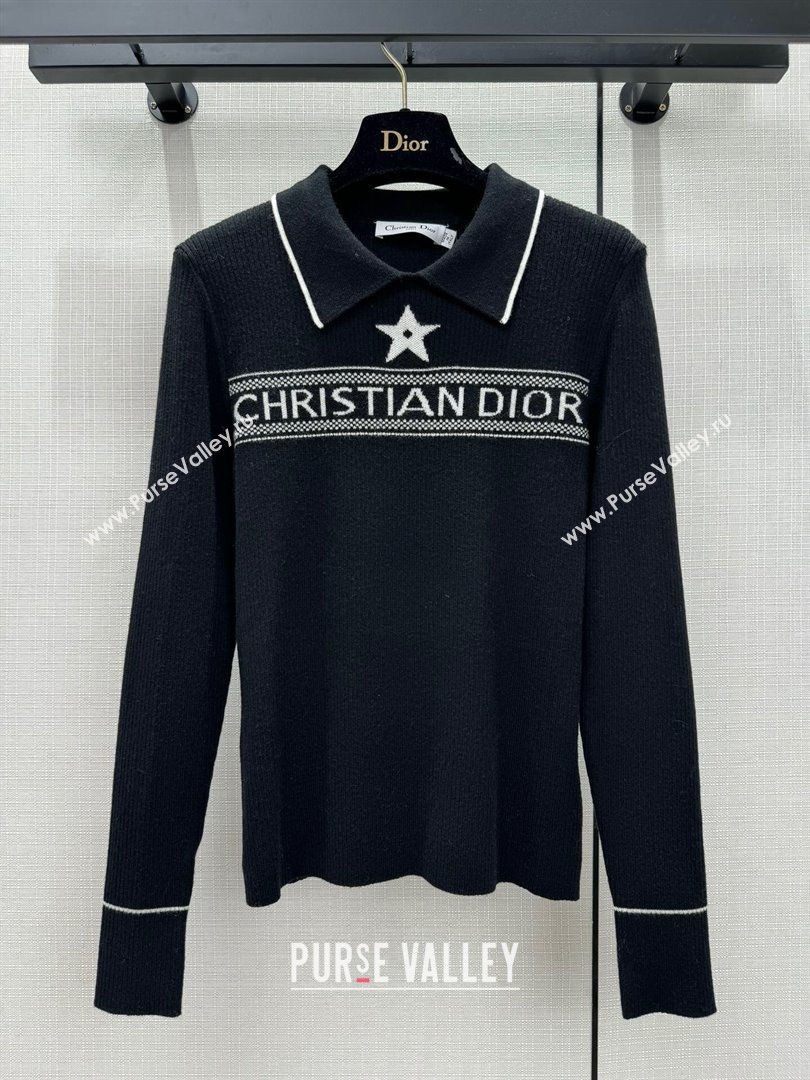 Dior Wool Sweater D122205 Black 2023 (Q-23122205)