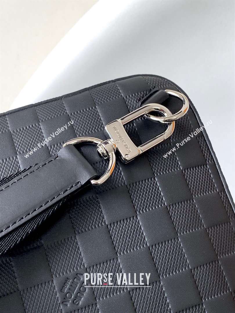 Louis Vuitton Avenue Slingbag NM in Damier Calfskin N45303 Black 2024 (K-24090706)