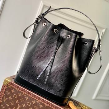 Louis Vuitton Noe MM Bucket Bag in Black Epi Grained Leather M24932 2025 (K-25010312)