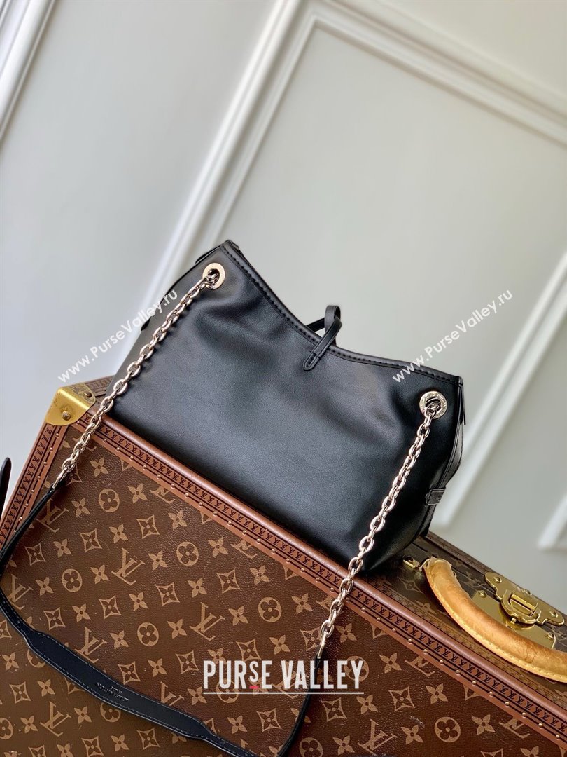 Louis Vuitton CarryAll Vibe BB Bag in Black Lambskin Leather M12888 2025 (K-25010313)