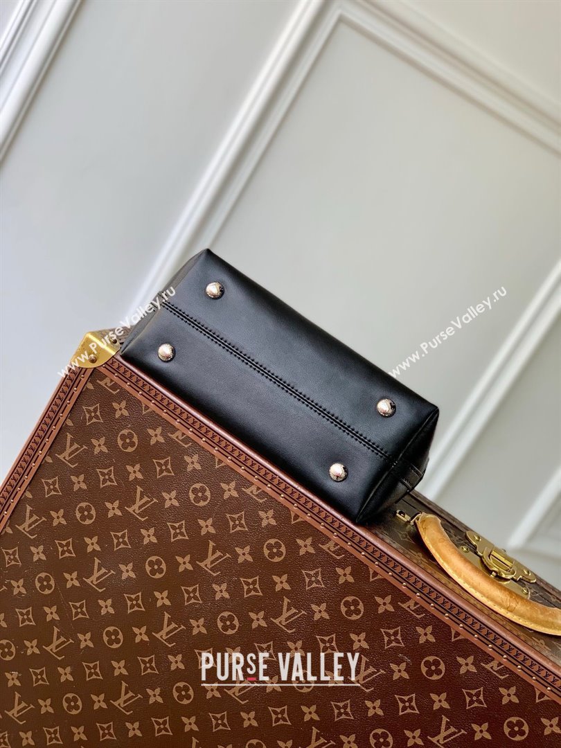 Louis Vuitton CarryAll Vibe BB Bag in Black Lambskin Leather M12888 2025 (K-25010313)