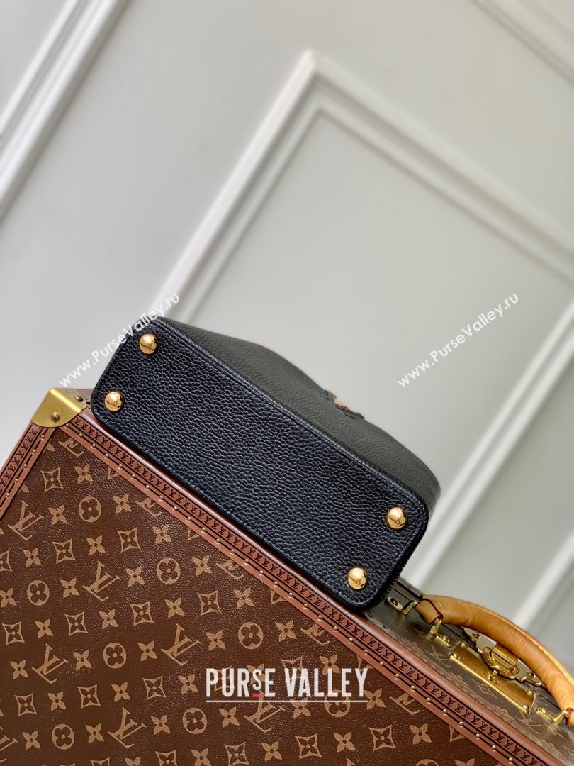 Louis Vuitton Capucines BB Bag in Taurillon Leather M24727 Black 2024 (K-24090709)