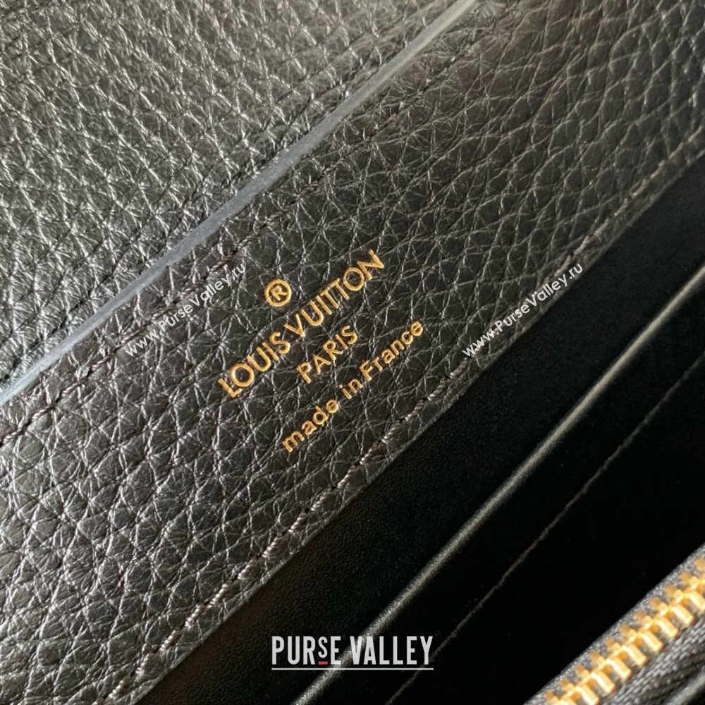 Louis Vuitton Capucines BB Bag in Taurillon Leather M24727 Black 2024 (K-24090709)