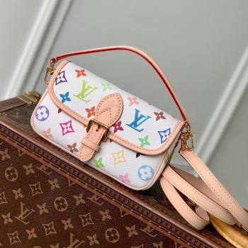 Louis Vuitton Nano Diane Bag in Multicolored Monogram Canvas M14194 White 2025 (K-25010316)