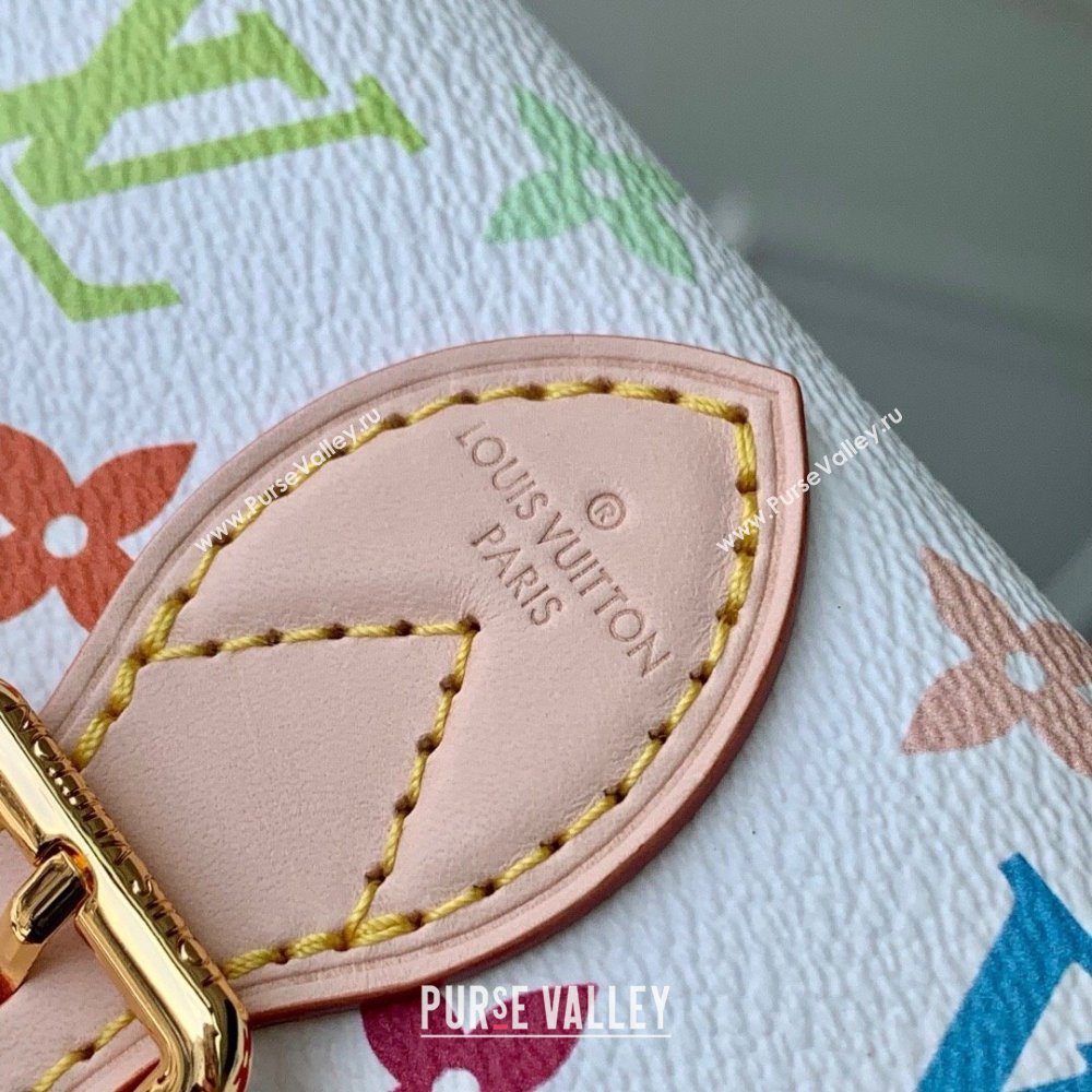 Louis Vuitton Nano Diane Bag in Multicolored Monogram Canvas M14194 White 2025 (K-25010316)