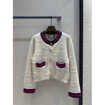 Gucci Wool Cardigan G122209 White 2023 (Q-23122209)