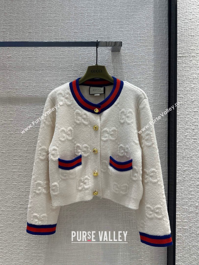 Gucci Wool Cardigan G122209 White 2023 (Q-23122209)