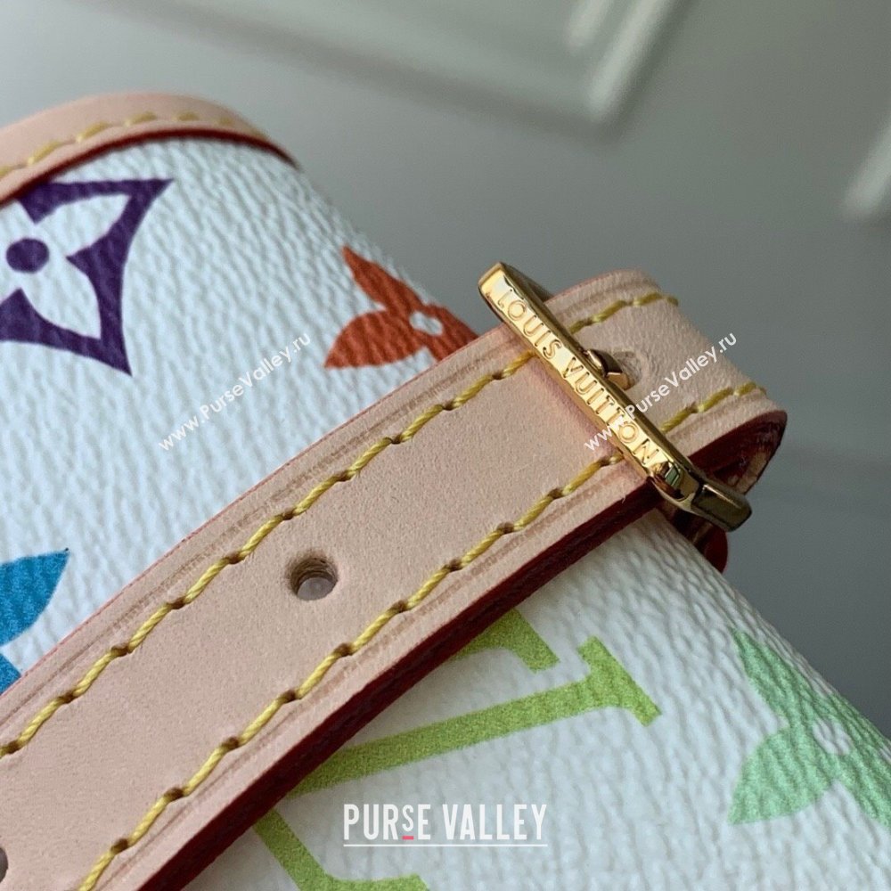 Louis Vuitton Nano Diane Bag in Multicolored Monogram Canvas M14194 White 2025 (K-25010316)