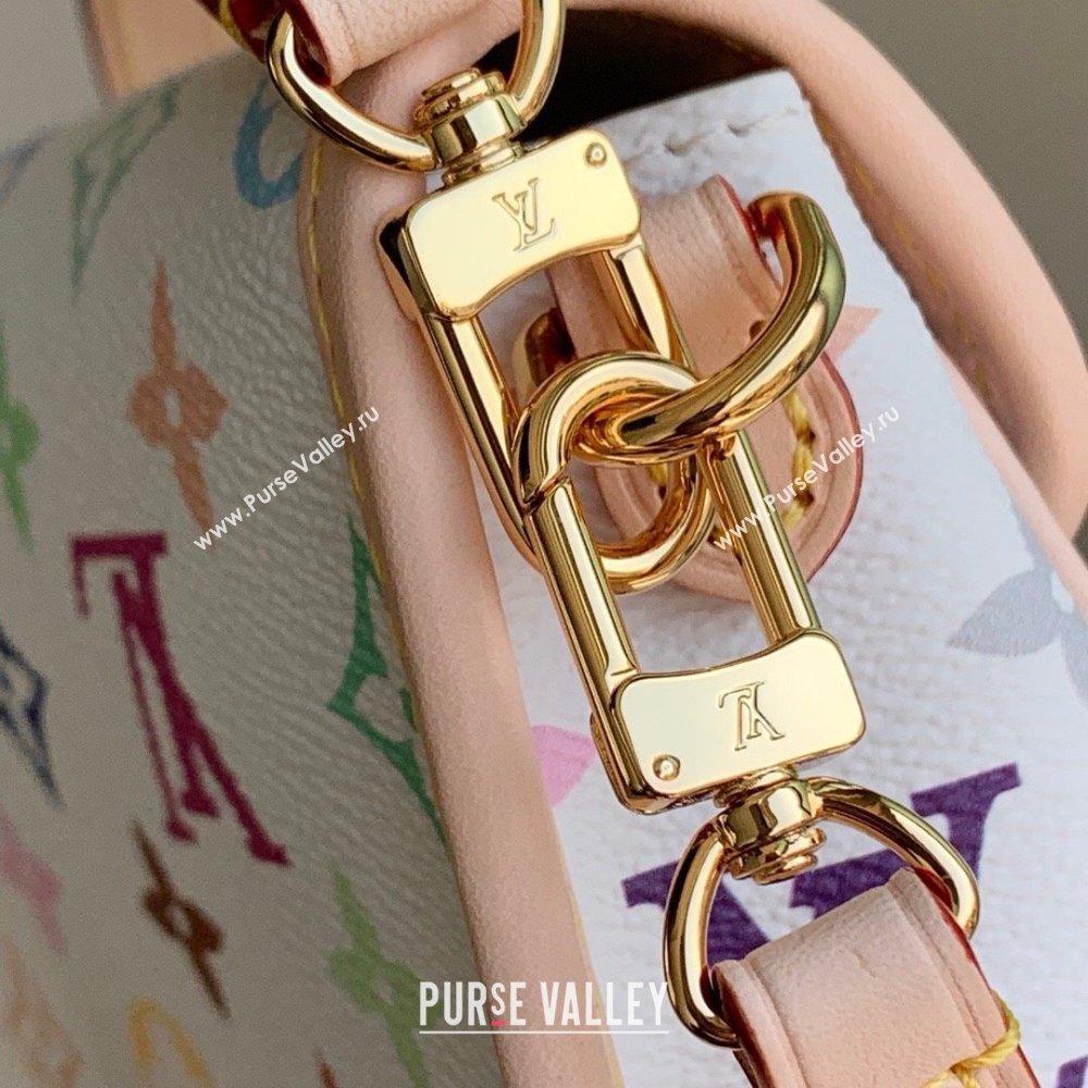 Louis Vuitton Nano Diane Bag in Multicolored Monogram Canvas M14194 White 2025 (K-25010316)