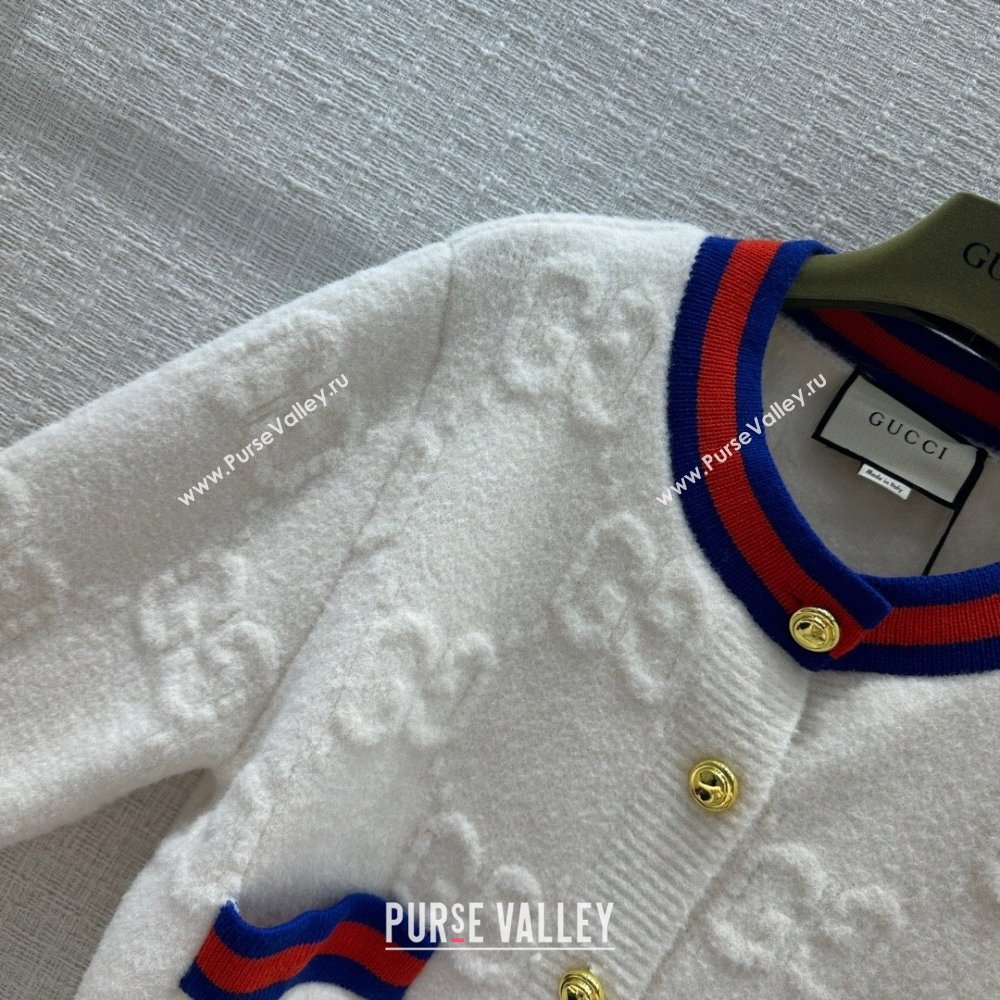 Gucci Wool Cardigan G122209 White 2023 (Q-23122209)