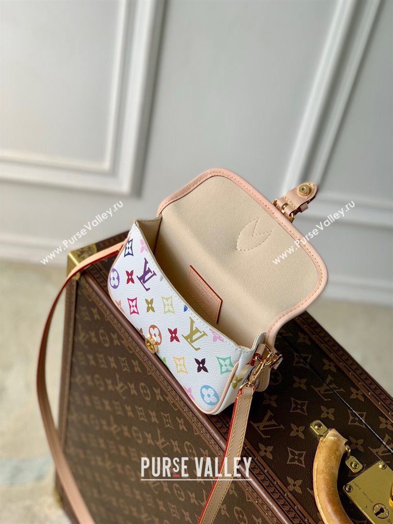 Louis Vuitton Nano Diane Bag in Multicolored Monogram Canvas M14194 White 2025 (K-25010316)