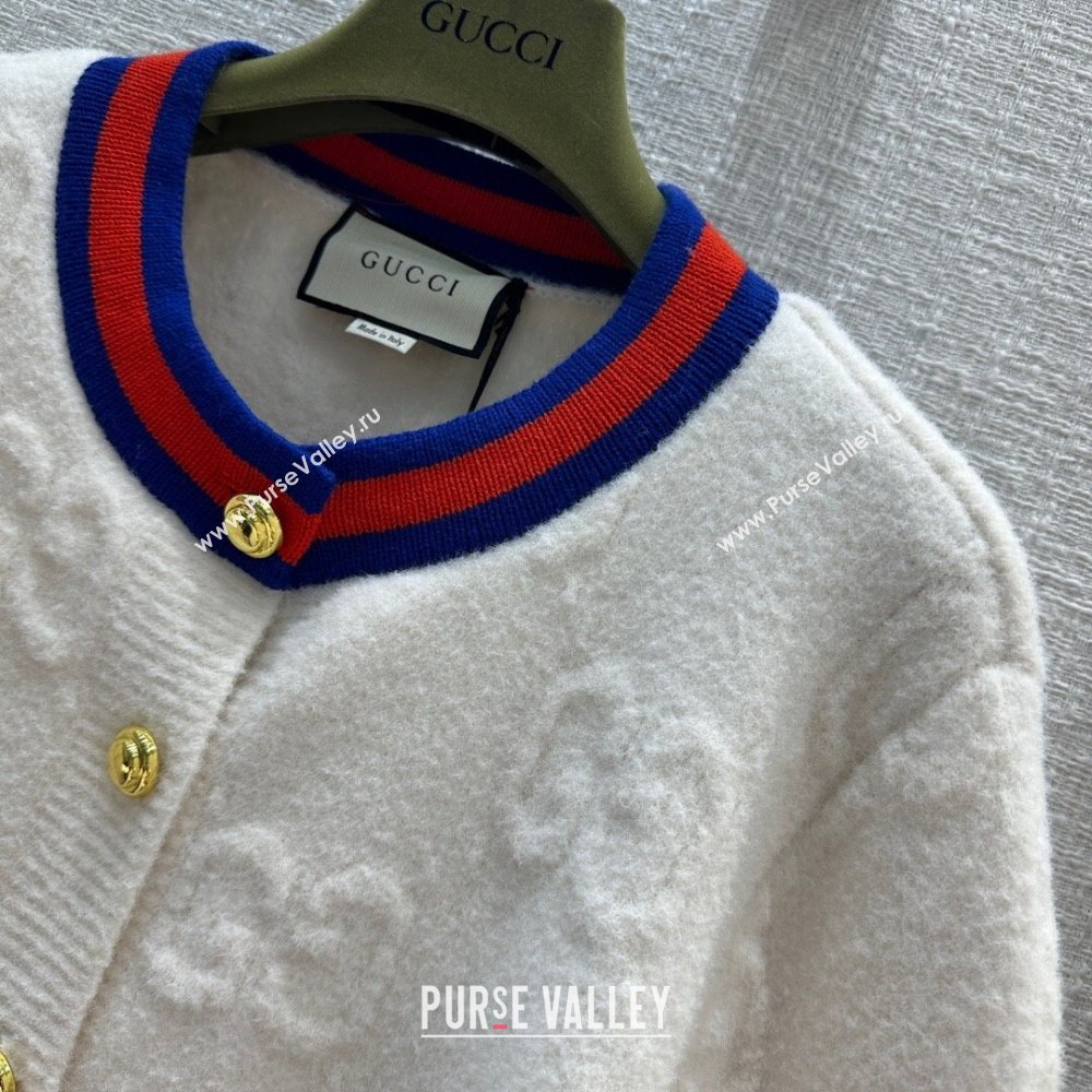 Gucci Wool Cardigan G122209 White 2023 (Q-23122209)