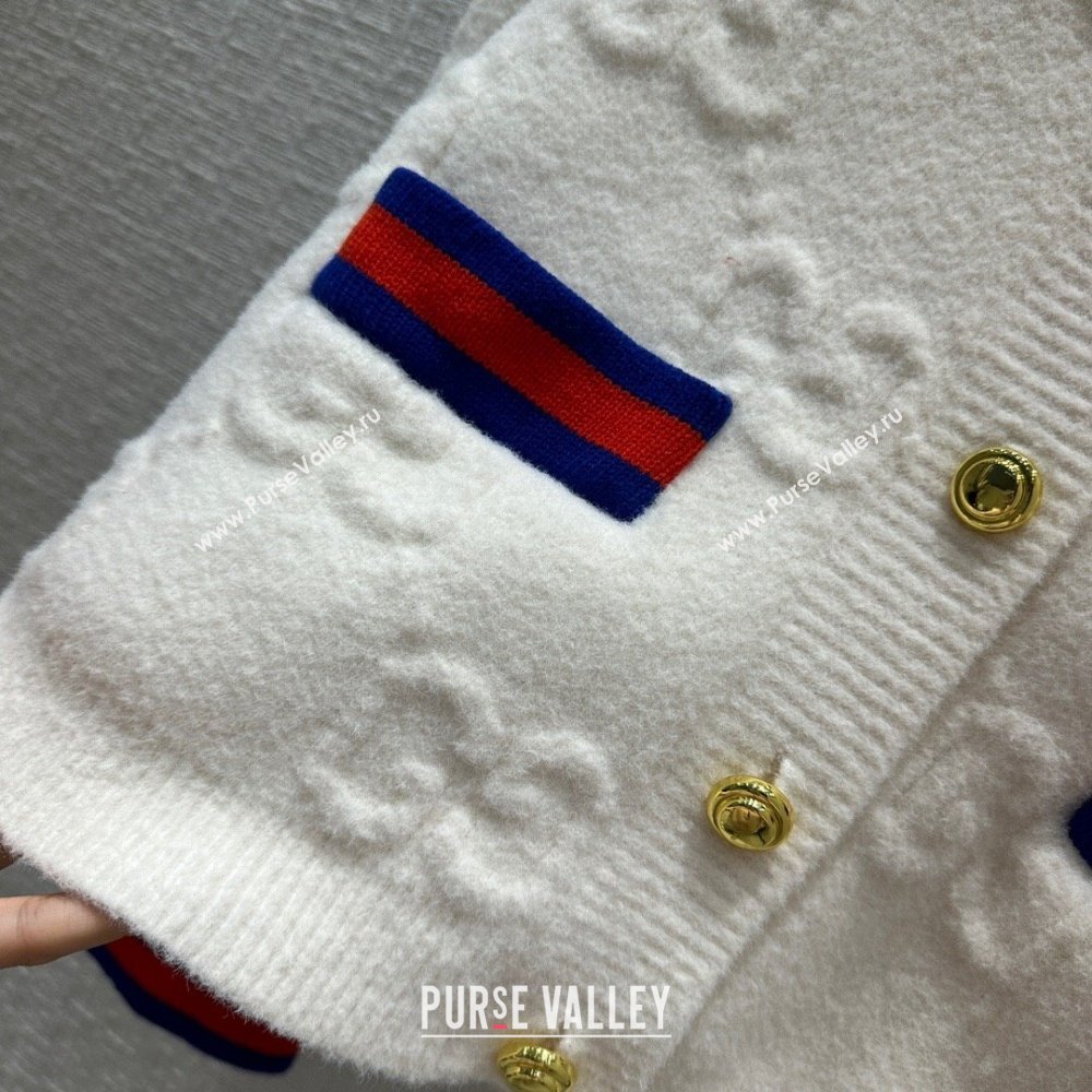 Gucci Wool Cardigan G122209 White 2023 (Q-23122209)