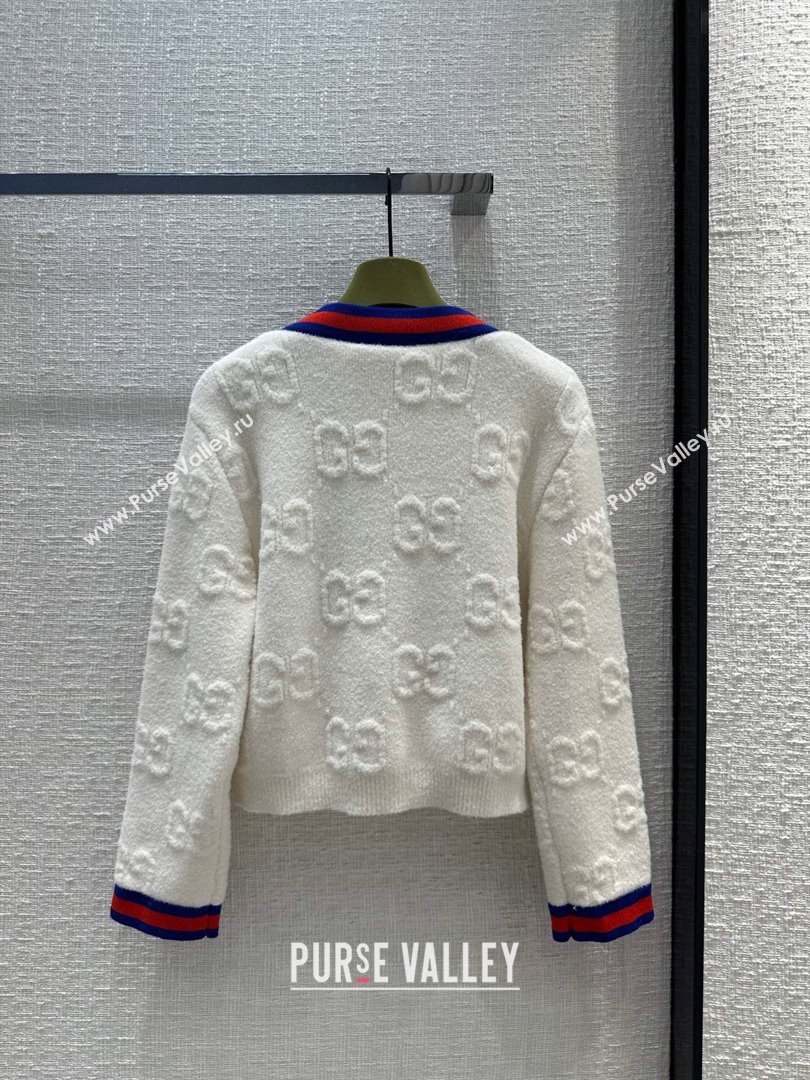 Gucci Wool Cardigan G122209 White 2023 (Q-23122209)