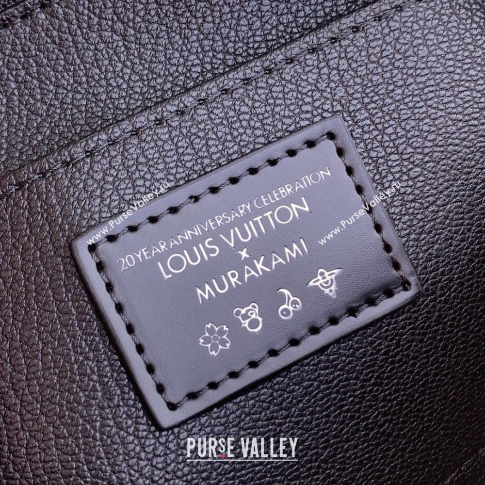 Louis Vuitton LV x TM Cosmetic Pouch PM Bag in Multicolored Monogram Canvas M13744 Black 2025 (K-25010317)