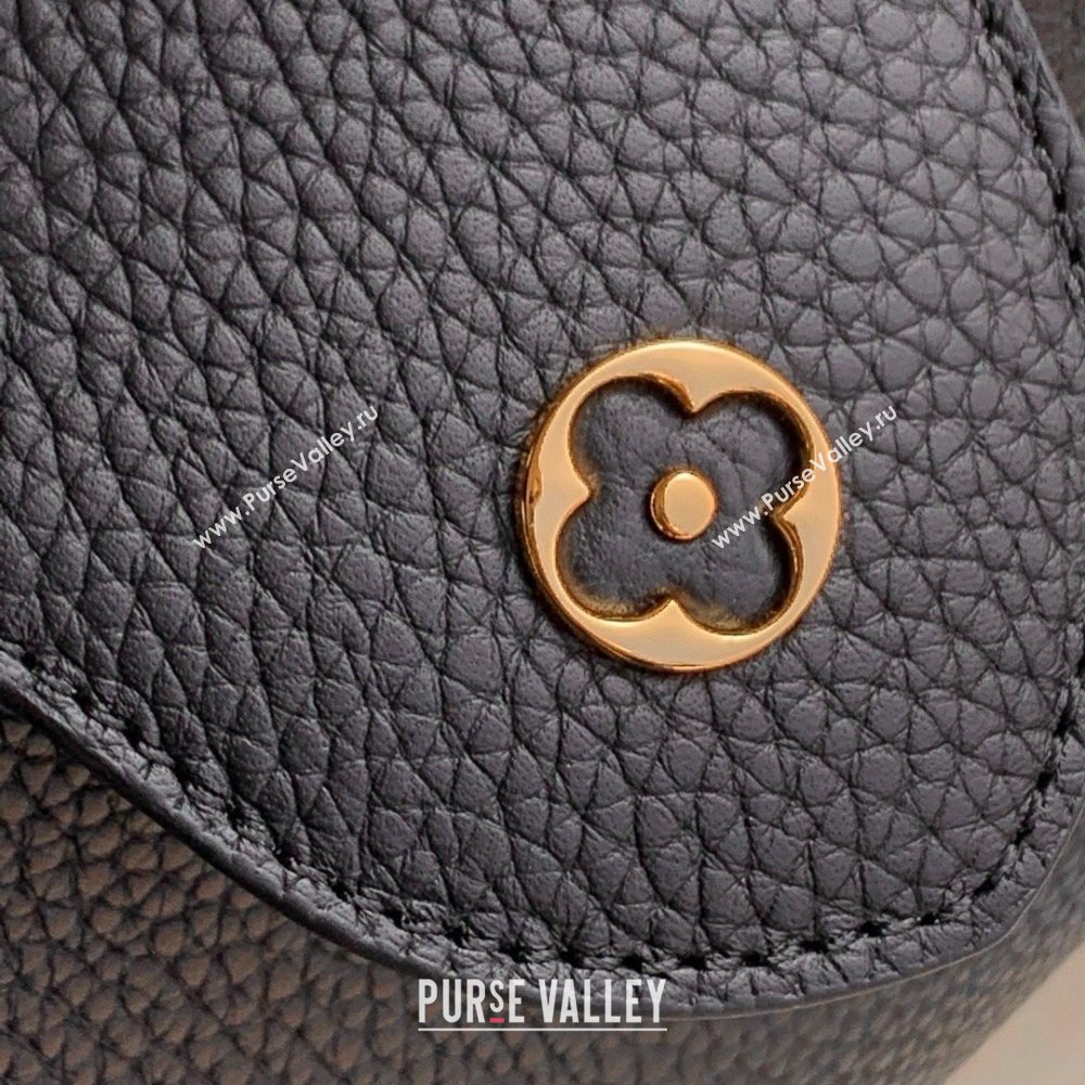 Louis Vuitton My Capucines Bag in Taurillon Leather K00014 Black 2025 (K-25010701)