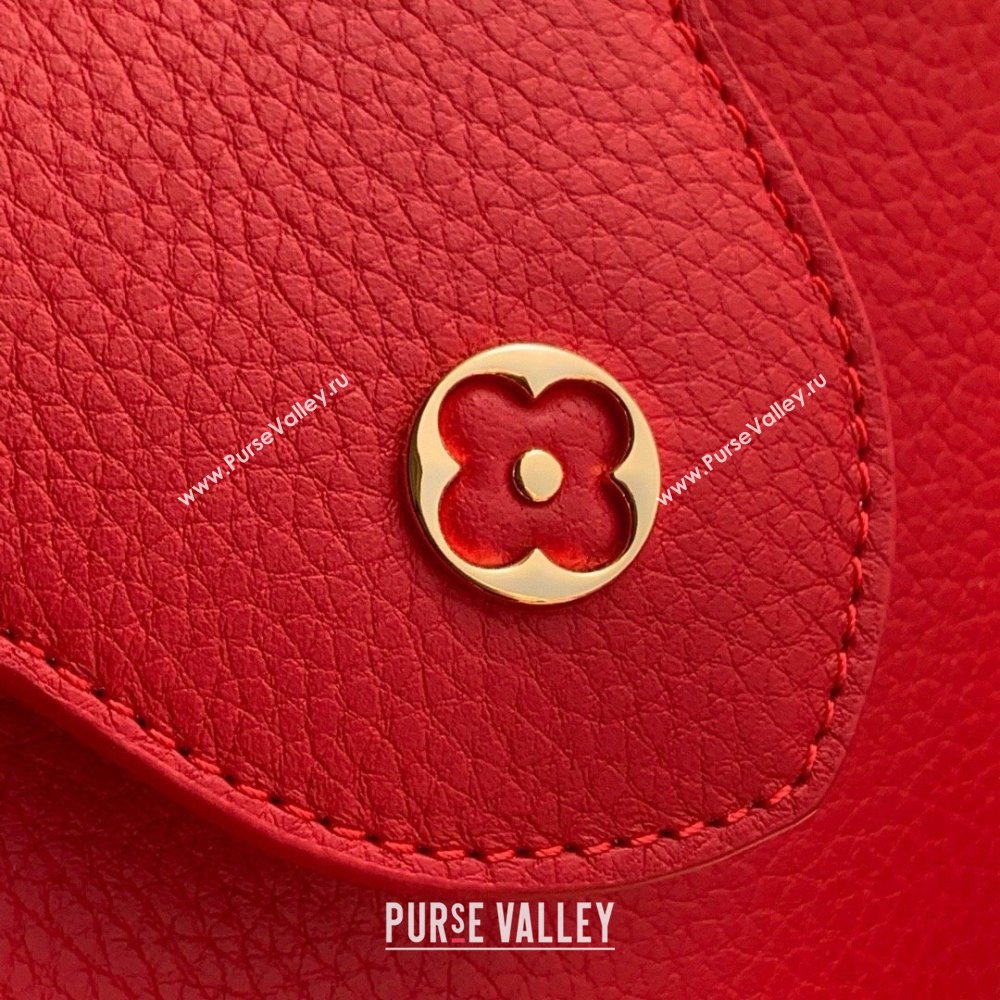 Louis Vuitton My Capucines Bag in Taurillon Leather K00014 Red 2025 (K-25010703)