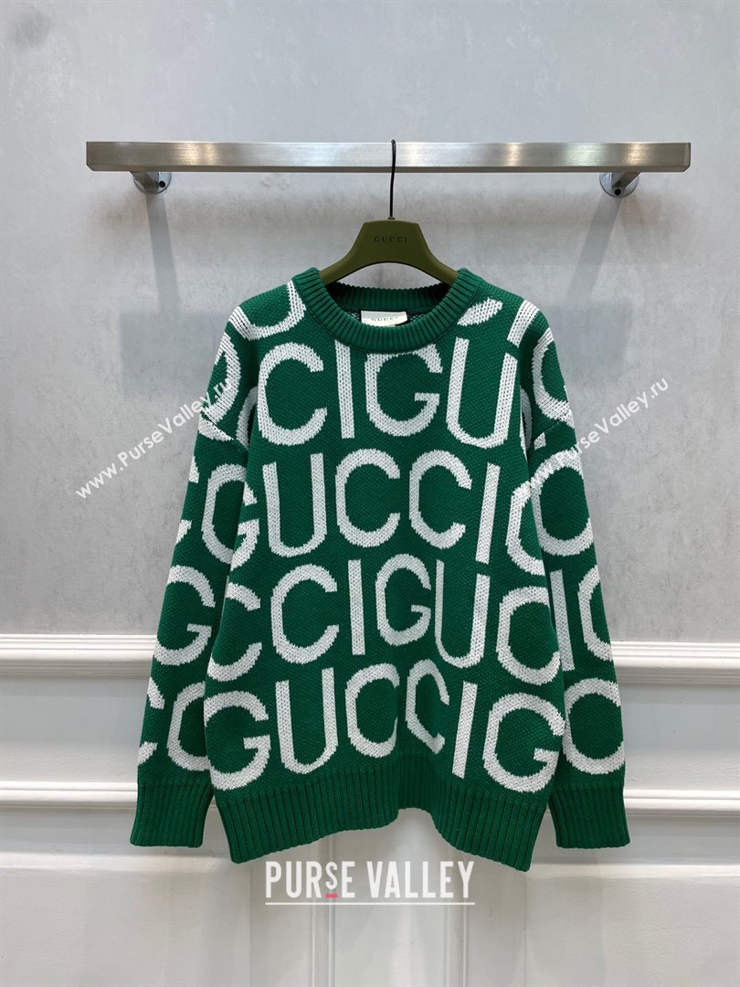 Gucci Wool Sweater G122216 Green 2023 (Q-23122216)