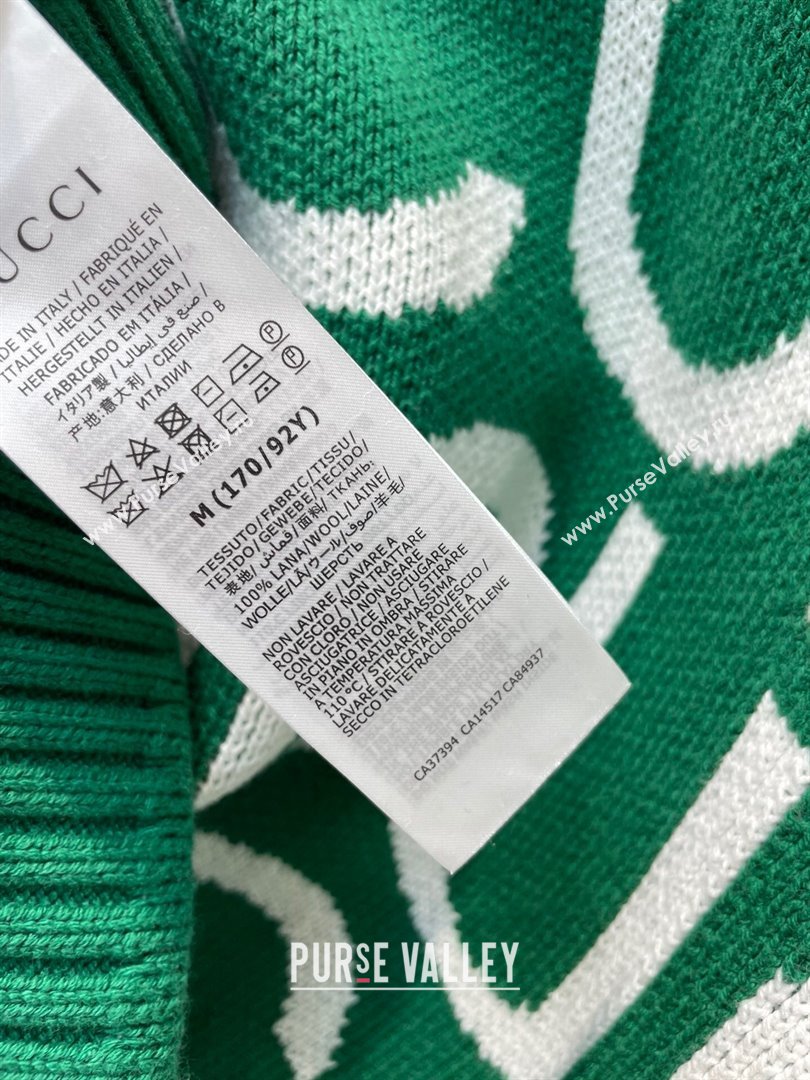 Gucci Wool Sweater G122216 Green 2023 (Q-23122216)