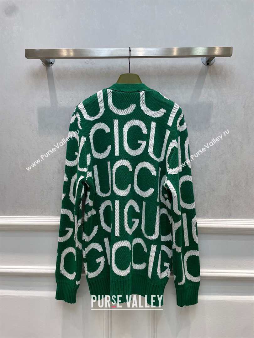 Gucci Wool Cardigan G122218 Green 2023 (Q-23122218)