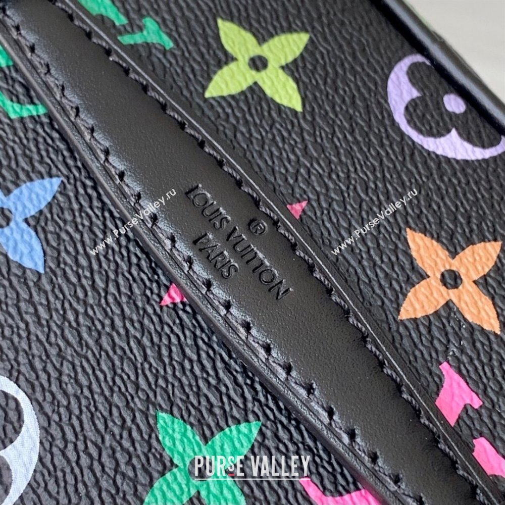 Louis Vuitton LV x TM Nice Nano Vanity Case Bag in Multicolored Monogram Canvas M14033 Black 2025 (K-25010707)