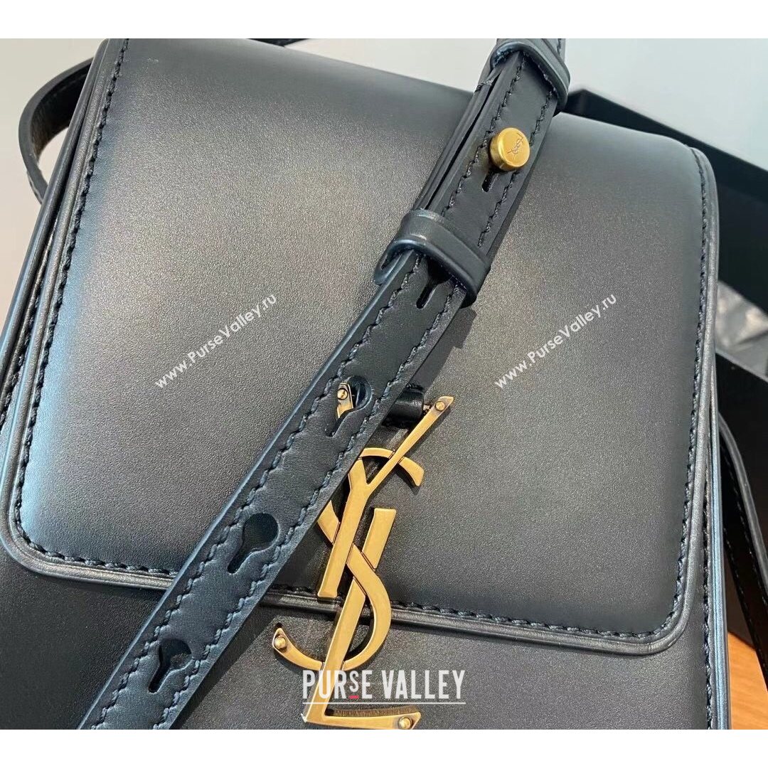 Saint Laurent Kaia NORTH/SOUTH Satchel in Vegetable-tanned Leather 668809 Black 2021 (YID-210823064)