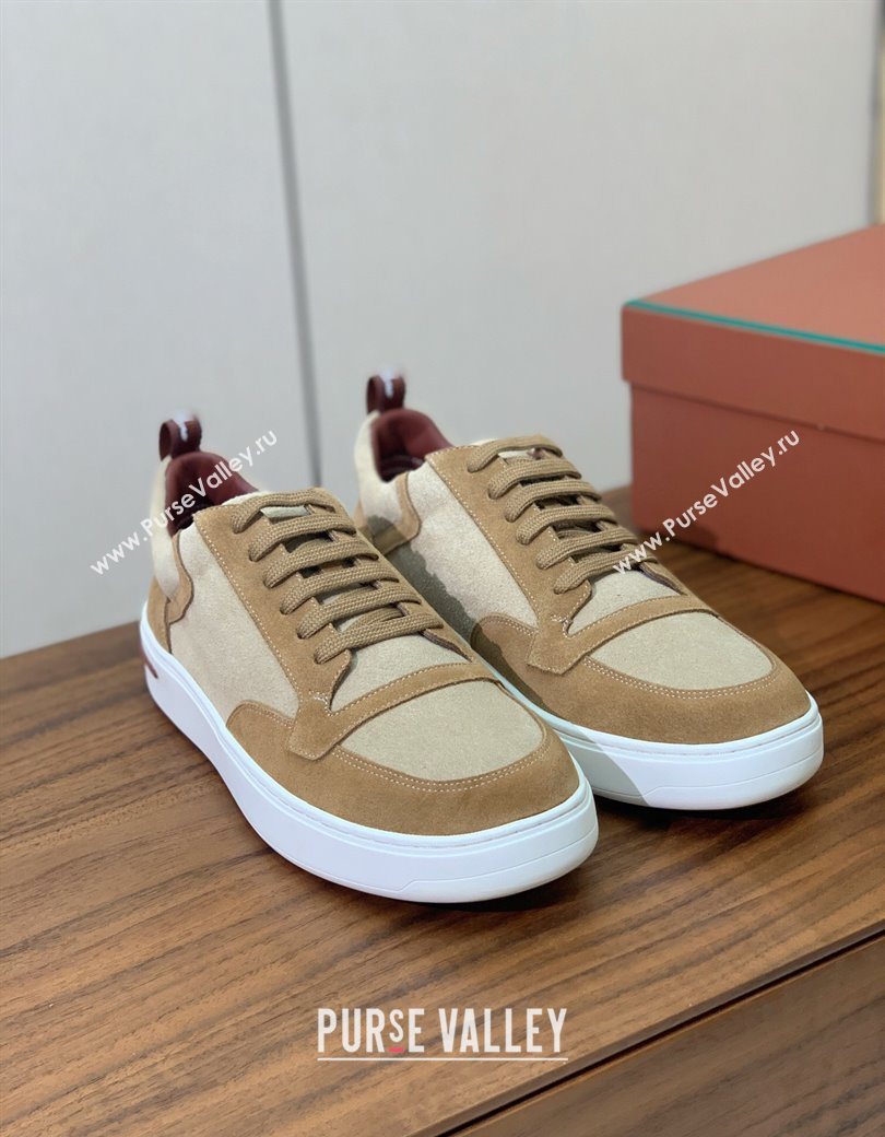 Loro Piana Newport Walk Sneakers in Suede Beige 2025 LP121103 (HH-251211065)