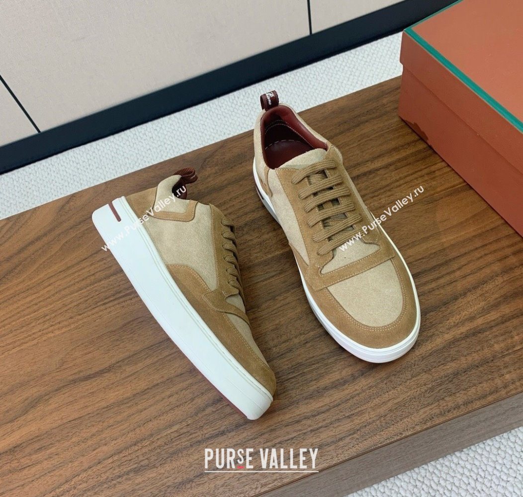 Loro Piana Newport Walk Sneakers in Suede Beige 2025 LP121103 (HH-251211065)