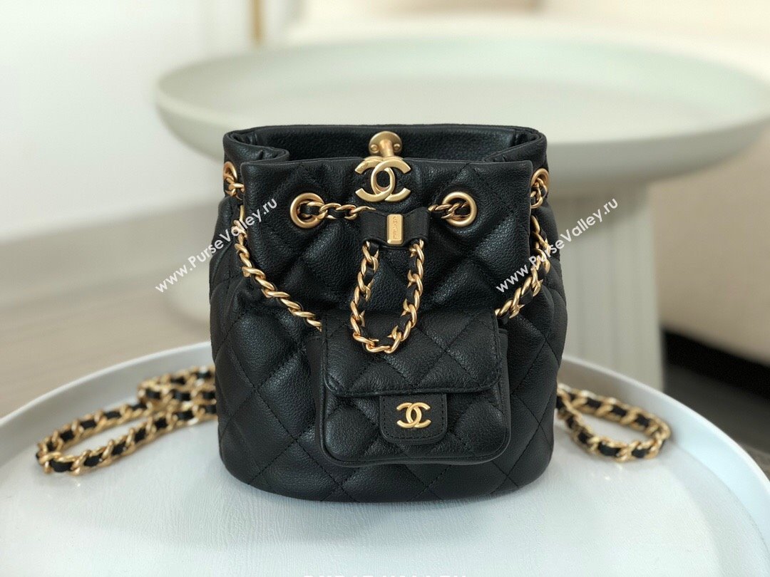 Chanel Calfskin Small Backpack bag AS3947 Black 2024 (SM-24072314)