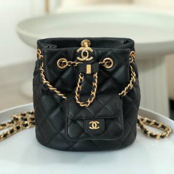 Chanel Calfskin Small Backpack bag AS3947 Black 2024 (SM-24072314)