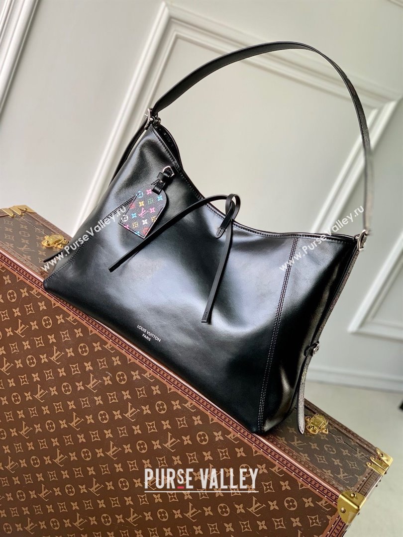 Louis Vuitton LV x TM CarryAll Vibe Bag in Black Lambskin Leather M13105 2025 (K-25010709)