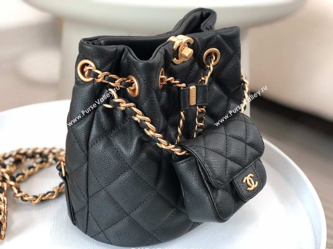 Chanel Calfskin Small Backpack bag AS3947 Black 2024 (SM-24072314)