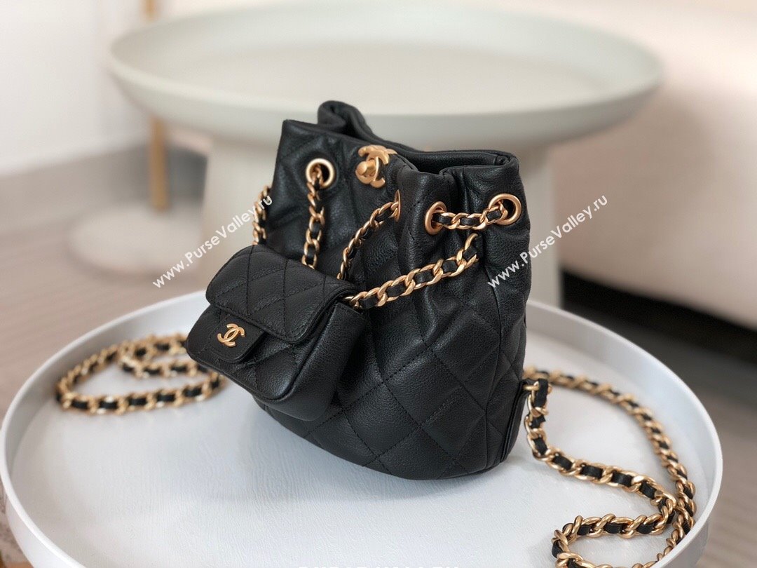 Chanel Calfskin Small Backpack bag AS3947 Black 2024 (SM-24072314)