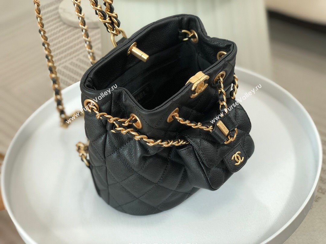 Chanel Calfskin Small Backpack bag AS3947 Black 2024 (SM-24072314)