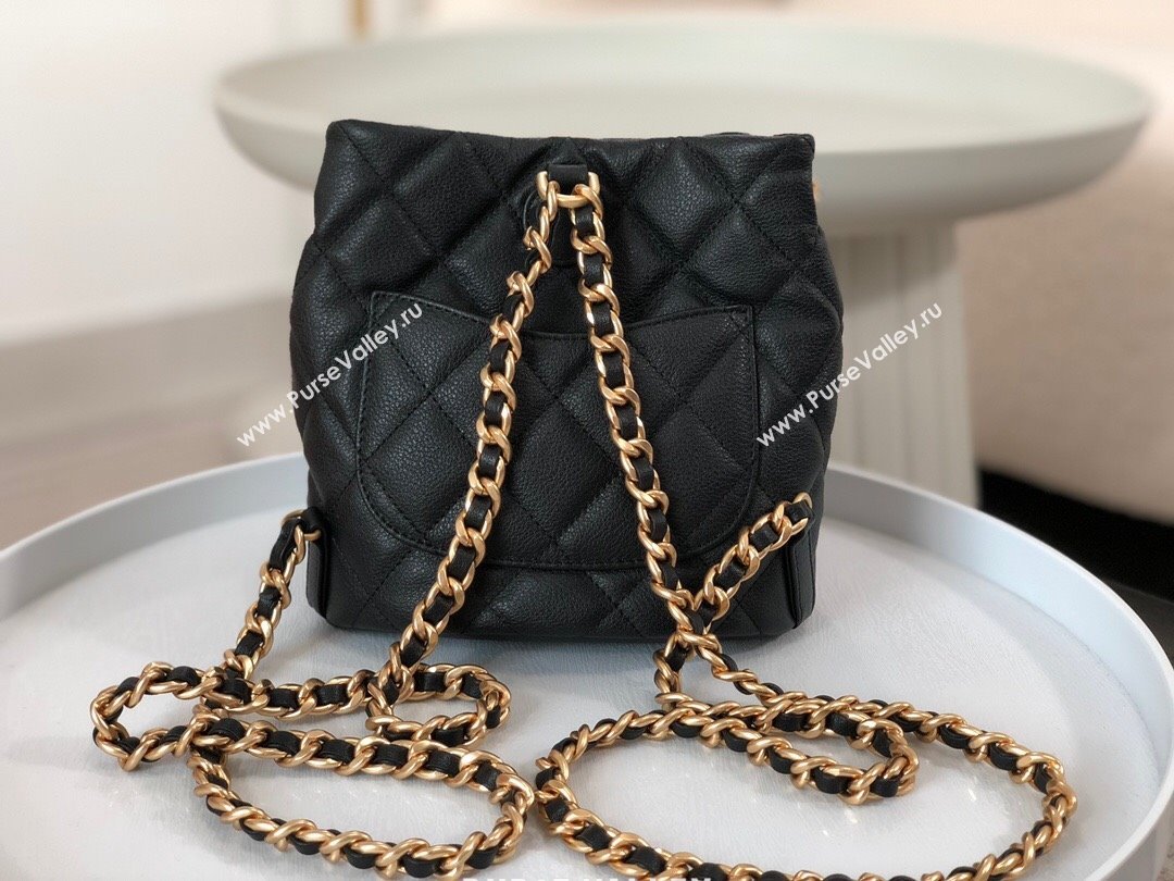 Chanel Calfskin Small Backpack bag AS3947 Black 2024 (SM-24072314)