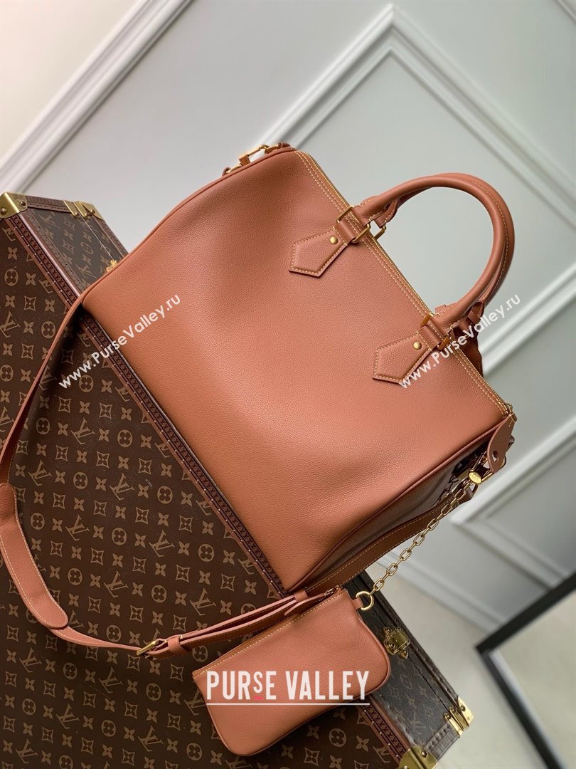 Louis Vuitton Speedy P9 Bandouliere 40 Bag in Cognac Calfskin Leather M12672 2025 (K-25010710)