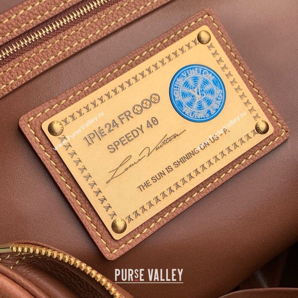 Louis Vuitton Speedy P9 Bandouliere 40 Bag in Cognac Calfskin Leather M12672 2025 (K-25010710)