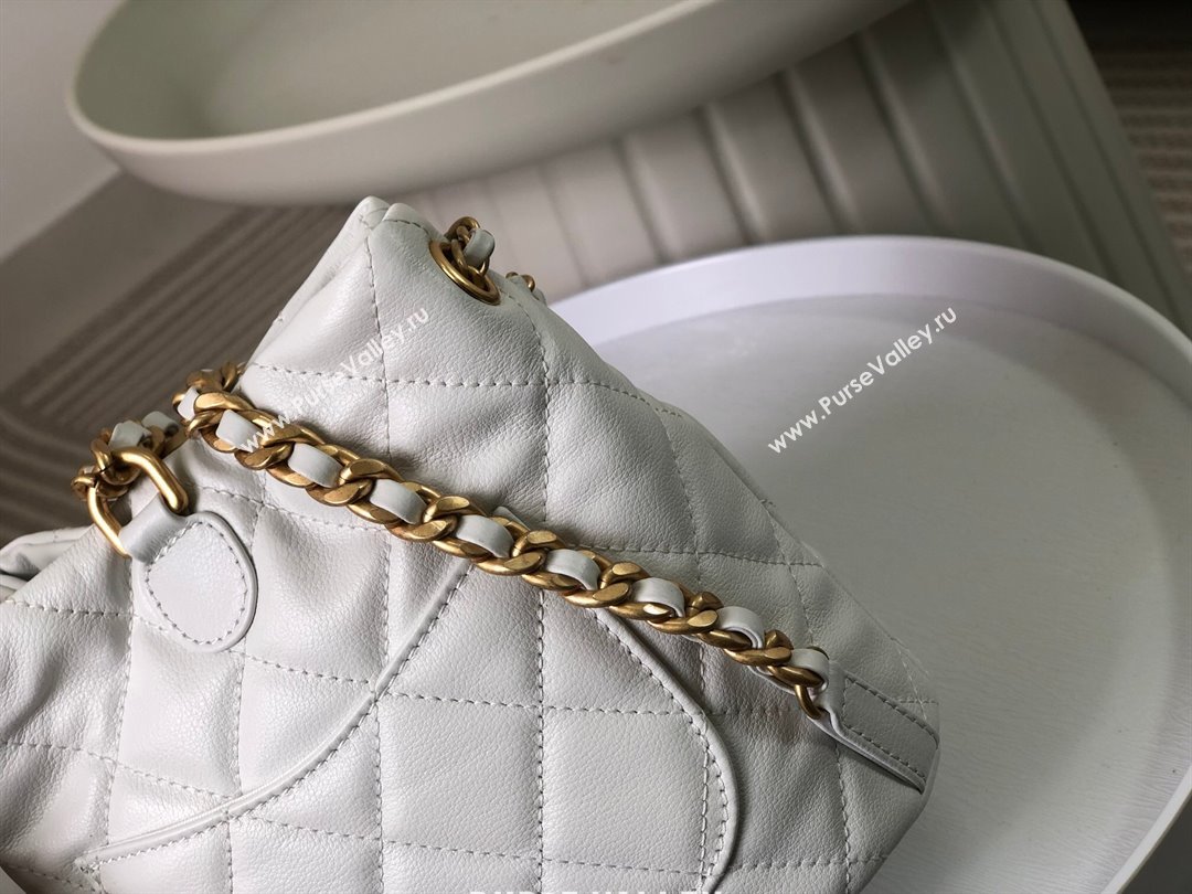 Chanel Calfskin Small Backpack bag AS3947 White 2024 (SM-24072316)