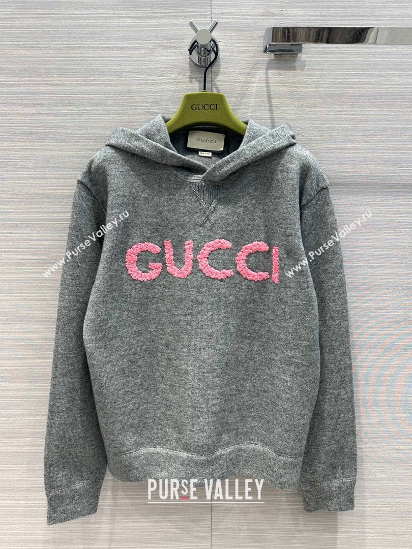 Gucci Wool Sweater G122502 Grey 2023 (Q-23122502)