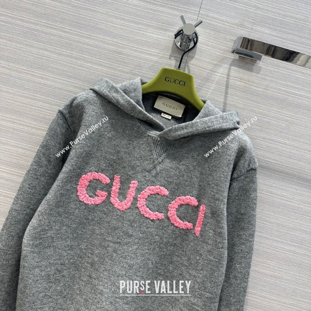 Gucci Wool Sweater G122502 Grey 2023 (Q-23122502)