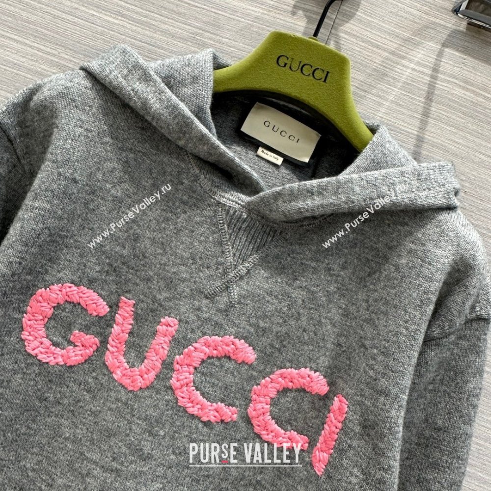 Gucci Wool Sweater G122502 Grey 2023 (Q-23122502)