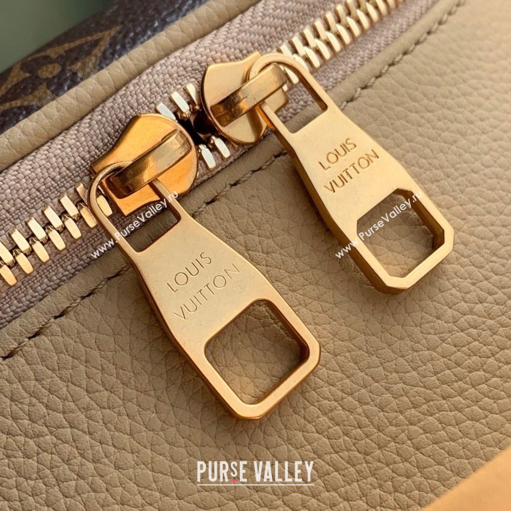 Louis Vuitton Outdoor Backpack in Beige Cowhide Leather and Monogram Canvas M12624 2025 (K-25011416)