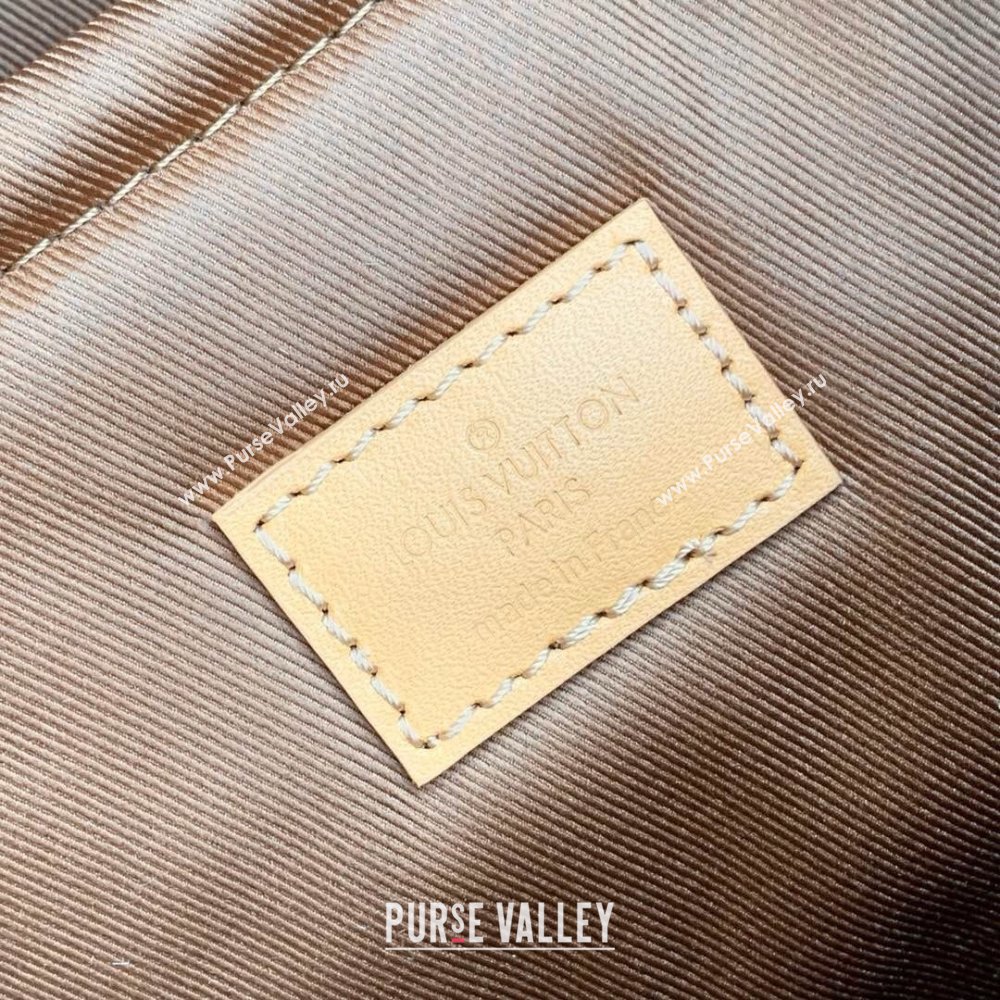 Louis Vuitton Outdoor Backpack in Beige Cowhide Leather and Monogram Canvas M12624 2025 (K-25011416)