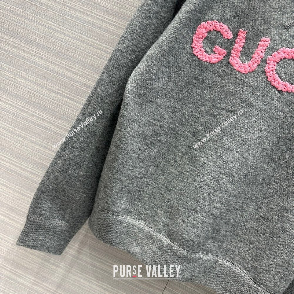 Gucci Wool Sweater G122502 Grey 2023 (Q-23122502)