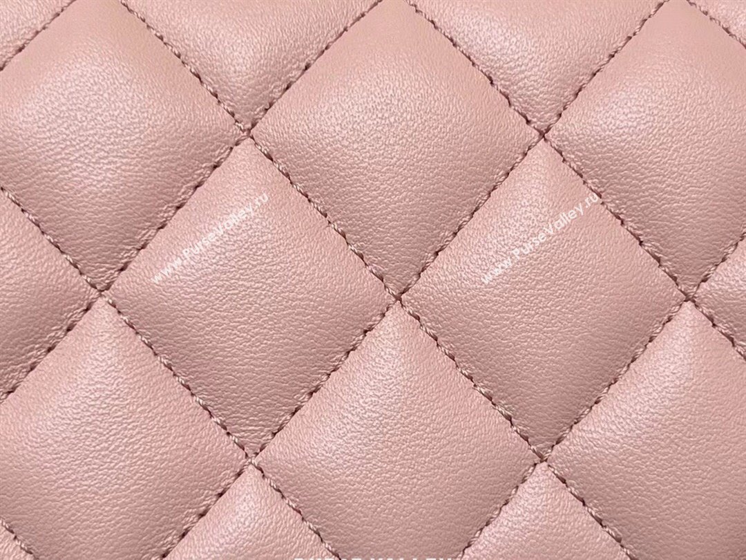 Chanel Lambskin Mini Flap Bag with Metal Ball AS1786 Pink/ Gold 2024 Top Quality (SHUNY-24040227)