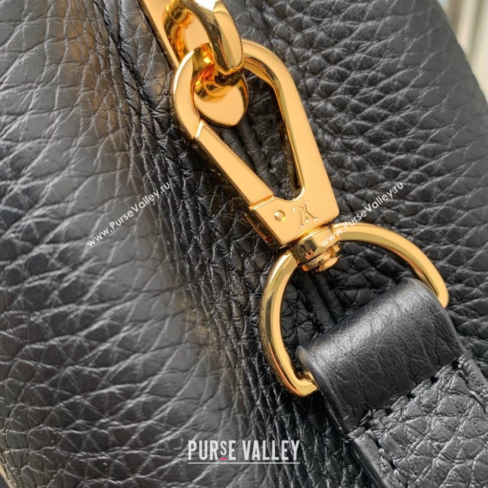 Louis Vuitton Capucines BB Bag in Taurillon Leather M23943 Black 2024 (K-24090912)