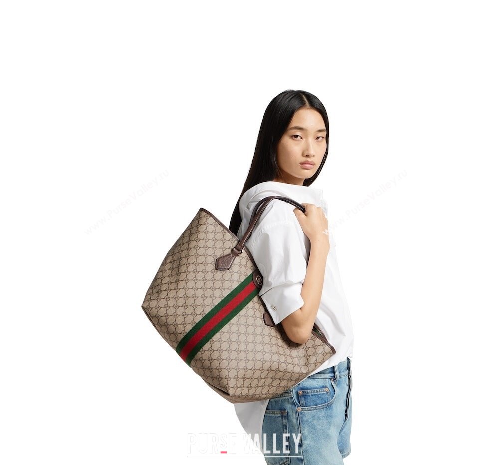 Gucci Ophidia GG Canvas Large Tote Bag 2025 836829 (DLH-250808001)